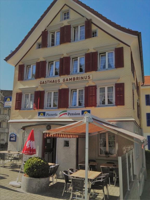 Pizzeria-Pension Gambrinus Walzenhausen Eksteriør bilde